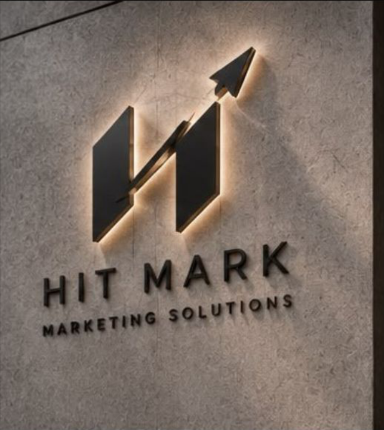 HITMARK brand signage